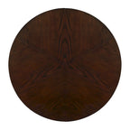 32inch runder Couchtisch aus Holz für das Wohnzimmer, runder Couchtisch aus Holz im Mid-Century-Bauernhausstil für Wohnungen, einfache Montage