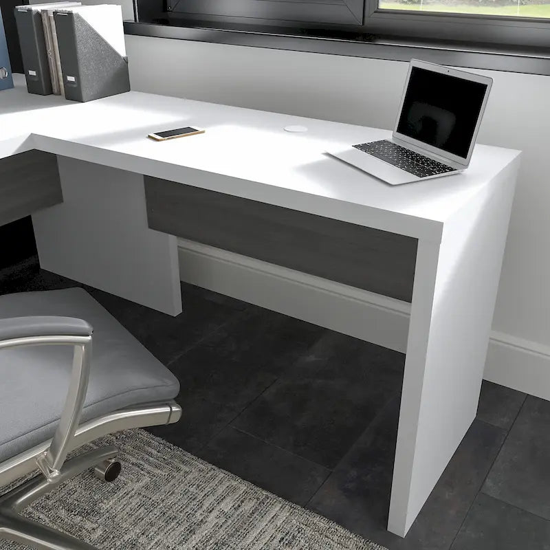 42W Laminate Desk Return Bridge with Scratch-Resistant Surface