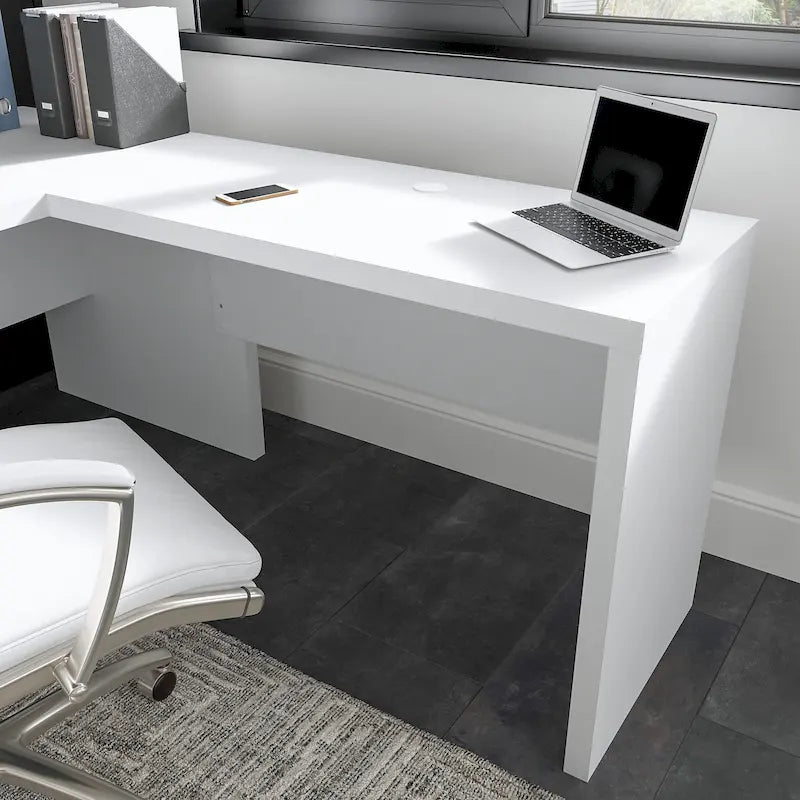42W Laminate Desk Return Bridge with Scratch-Resistant Surface