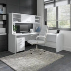 42W Laminate Desk Return Bridge with Scratch-Resistant Surface
