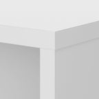 42W Laminate Desk Return Bridge with Scratch-Resistant Surface