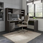 42W Laminate Desk Return Bridge with Scratch-Resistant Surface