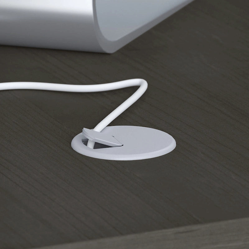 42W Laminate Desk Return Bridge with Scratch-Resistant Surface