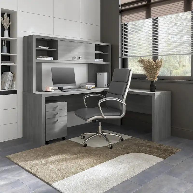42W Laminate Desk Return Bridge with Scratch-Resistant Surface