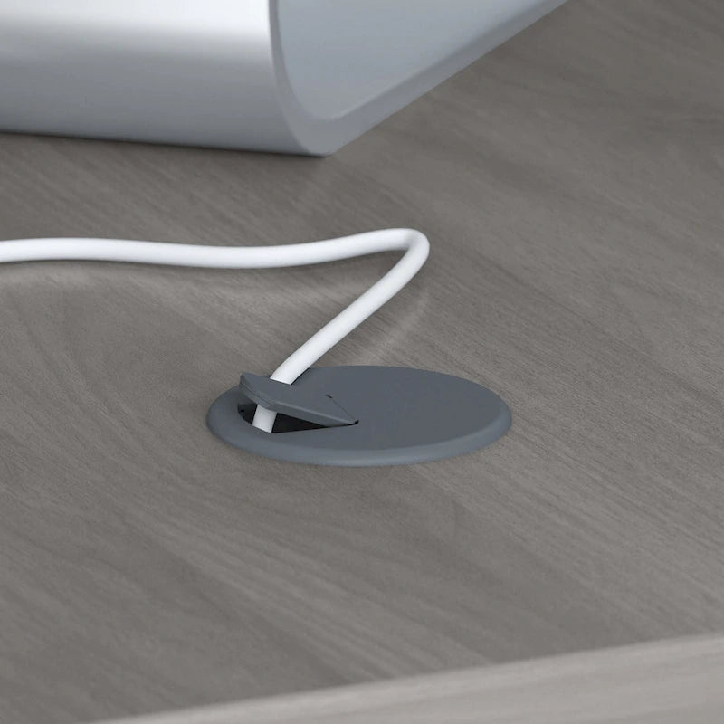 42W Laminate Desk Return Bridge with Scratch-Resistant Surface