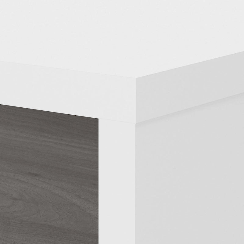 42W Laminate Desk Return Bridge with Scratch-Resistant Surface