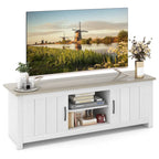 Farmhouse TV Stand for TVs up to 65 Media Console Center