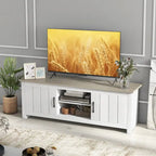 Farmhouse TV Stand for TVs up to 65 Media Console Center