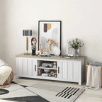 Farmhouse TV Stand for TVs up to 65 Media Console Center