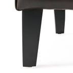 27 High Back Accent Chair with Birch Wood Legs