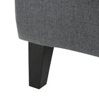 27 High Back Accent Chair with Birch Wood Legs