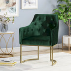 Modern Tufted Glam Accent Chair