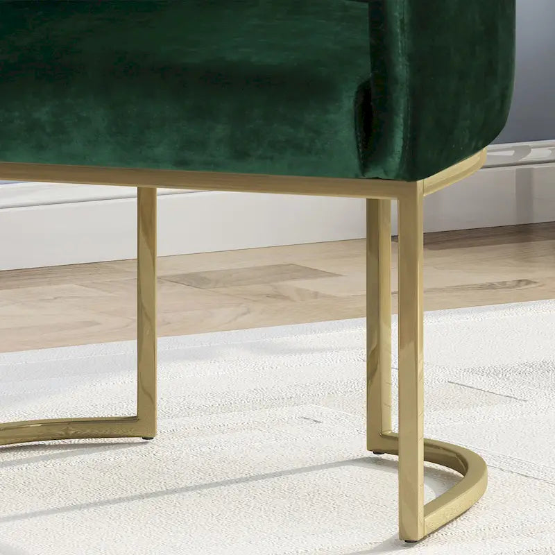 Modern Tufted Glam Accent Chair