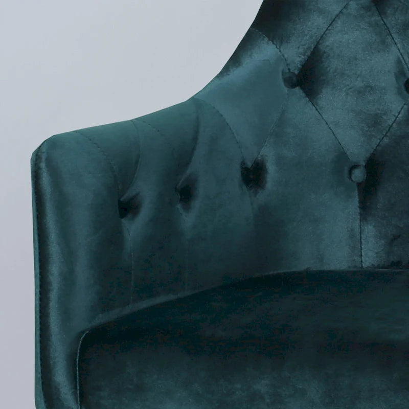 Modern Tufted Glam Accent Chair