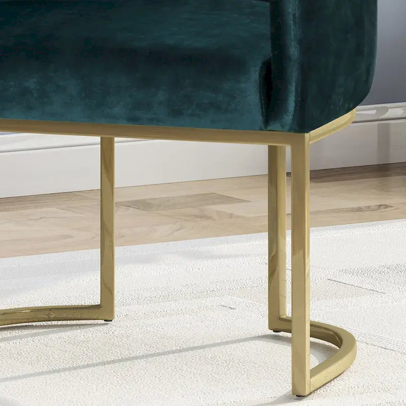 Modern Tufted Glam Accent Chair