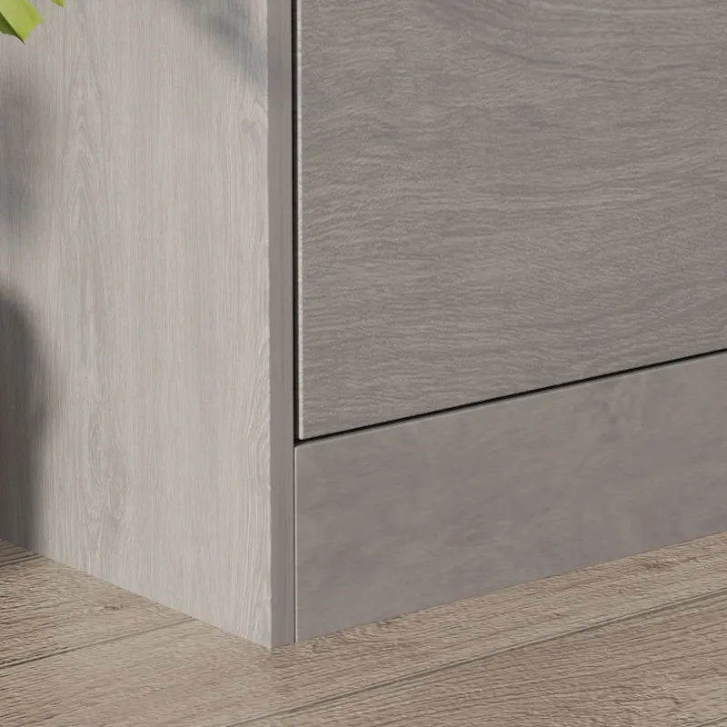 Moderner Schuhschrank für den Eingangsbereich, 2-stufiger Bodenschuhschrank