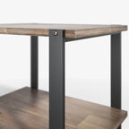 21 Brown Solid Wood Side Table