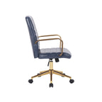 Chaise de bureau pivotante, similicuir PU, roulettes