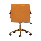 Chaise de bureau pivotante, similicuir PU, roulettes