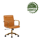 Chaise de bureau pivotante, similicuir PU, roulettes