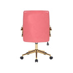 Chaise de bureau pivotante, similicuir PU, roulettes