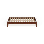 12-inch Full-size Wood Platform Bed with Slatted Base Support