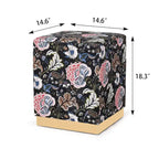 Pouf carré en velours, tabouret rembourré, base plaquée or