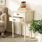 Accent Table with Poplar Frame Metal Pulls - 18.1 x 15 x 30.1 - 18Wx15Dx30H