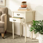 Accent Table with Poplar Frame Metal Pulls - 18.1 x 15 x 30.1 - 18Wx15Dx30H