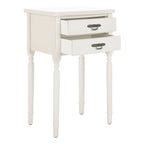 Accent Table with Poplar Frame Metal Pulls - 18.1 x 15 x 30.1 - 18Wx15Dx30H