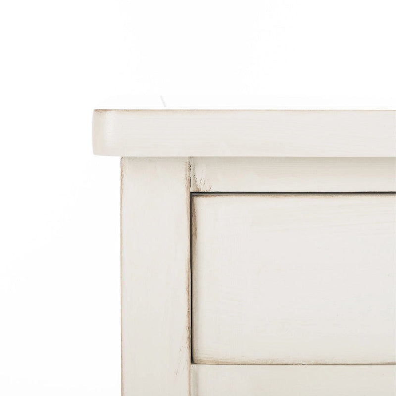 Accent Table with Poplar Frame Metal Pulls - 18.1 x 15 x 30.1 - 18Wx15Dx30H