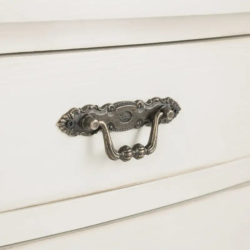 Accent Table with Poplar Frame Metal Pulls - 18.1 x 15 x 30.1 - 18Wx15Dx30H