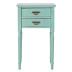 Accent Table with Poplar Frame Metal Pulls - 18.1 x 15 x 30.1 - 18Wx15Dx30H