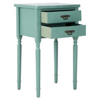Accent Table with Poplar Frame Metal Pulls - 18.1 x 15 x 30.1 - 18Wx15Dx30H
