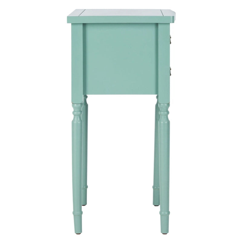 Accent Table with Poplar Frame Metal Pulls - 18.1 x 15 x 30.1 - 18Wx15Dx30H