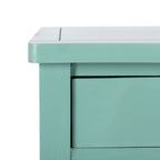 Accent Table with Poplar Frame Metal Pulls - 18.1 x 15 x 30.1 - 18Wx15Dx30H
