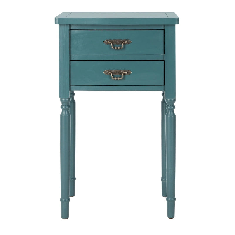 Accent Table with Poplar Frame Metal Pulls - 18.1 x 15 x 30.1 - 18Wx15Dx30H