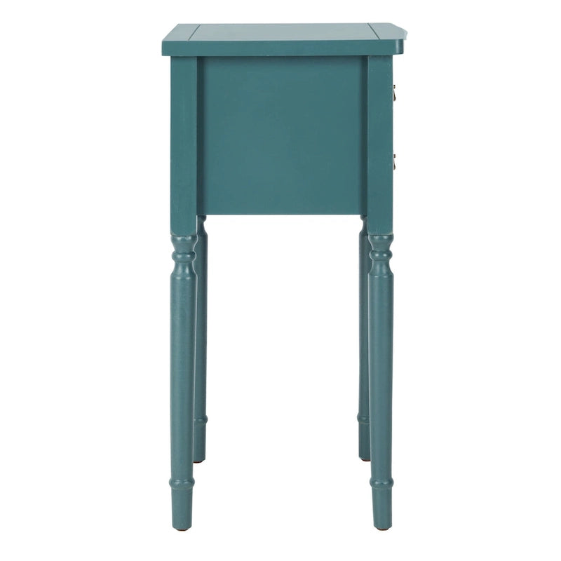 Accent Table with Poplar Frame Metal Pulls - 18.1 x 15 x 30.1 - 18Wx15Dx30H