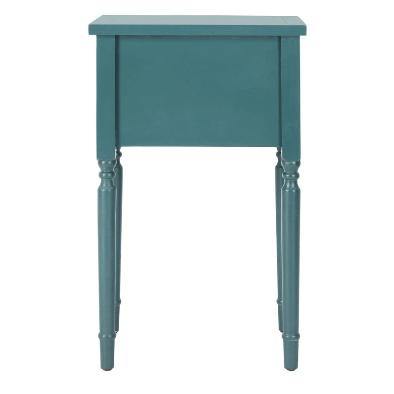 Accent Table with Poplar Frame Metal Pulls - 18.1 x 15 x 30.1 - 18Wx15Dx30H