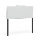 Full Adjustable Vinyl Upholstered Headboard with Diamond Tufting