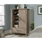 Armoire with Sliding Door Adjustable Shelves Drawer