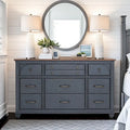 Dresser, No Assembly Required, Corduroy Blue Finish