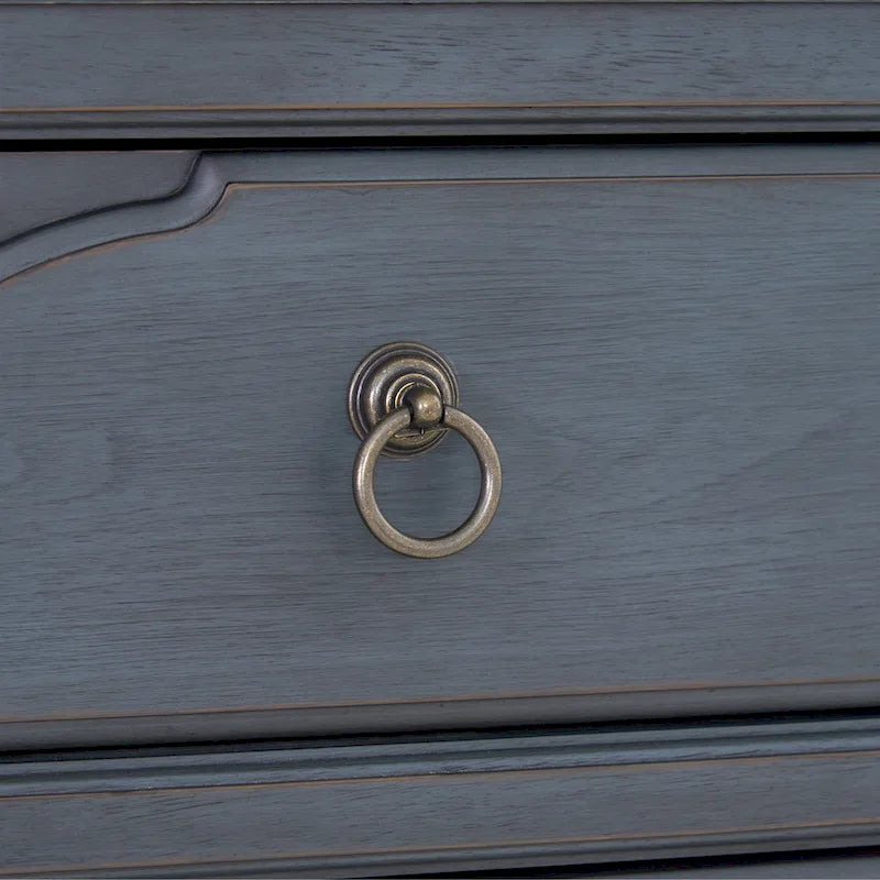 Dresser, No Assembly Required, Corduroy Blue Finish
