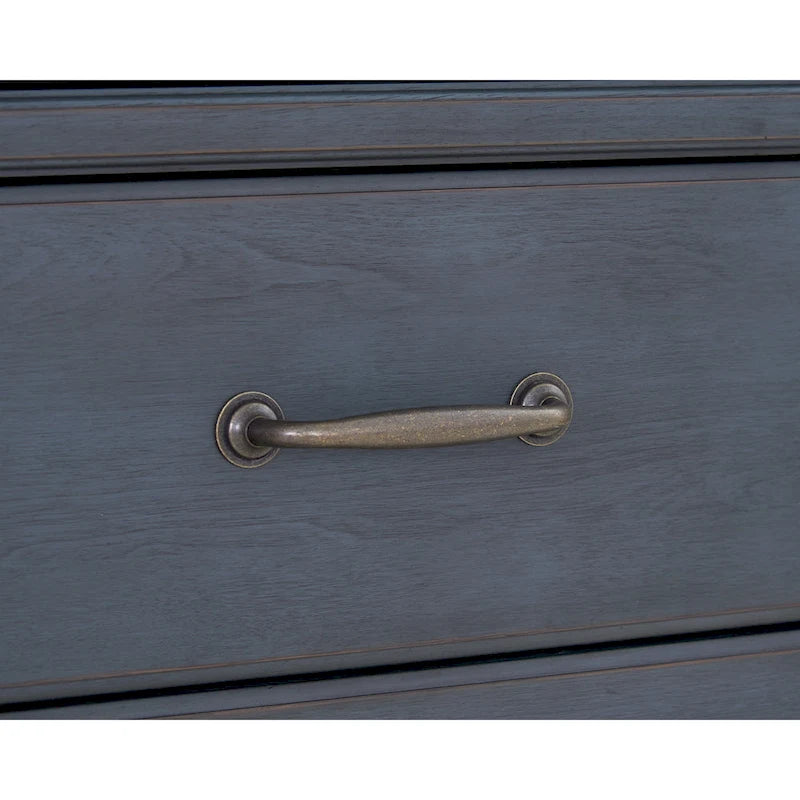 Dresser, No Assembly Required, Corduroy Blue Finish