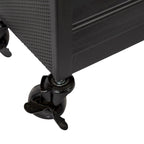 Iron Storage Cart with Four Open Shelves - 18x7x30