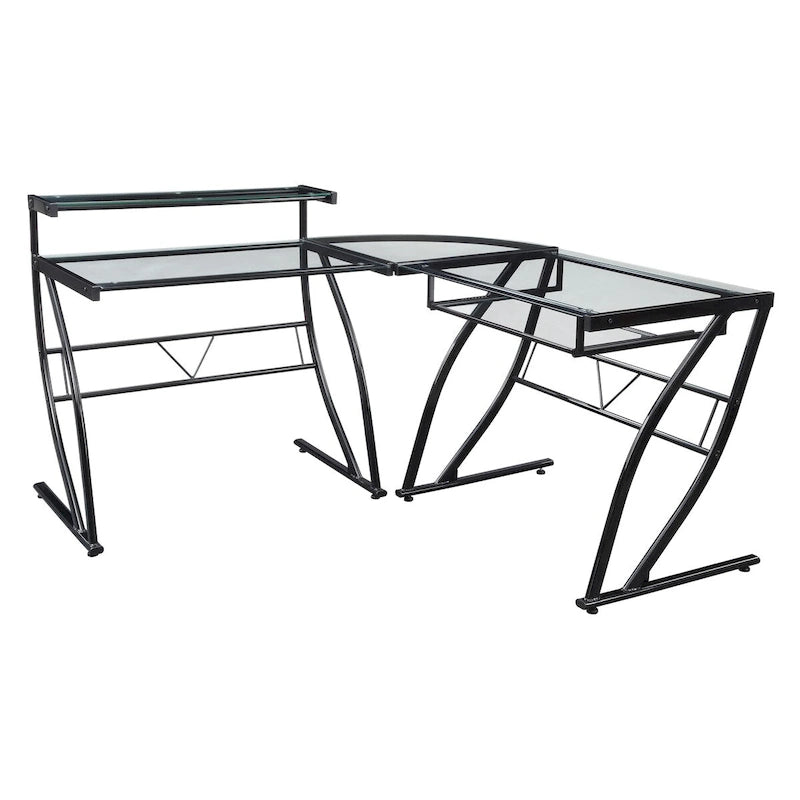 Shaped Home Office Gaming Editing Desk