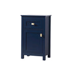 18 Inch Bathroom Storage Freestanding Cabinet with Soft-Closing Drawer