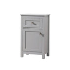 18 Inch Bathroom Storage Freestanding Cabinet with Soft-Closing Drawer