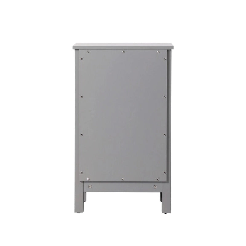 18 Inch Bathroom Storage Freestanding Cabinet with Soft-Closing Drawer