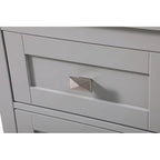 18 Inch Bathroom Storage Freestanding Cabinet with Soft-Closing Drawer